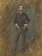 Giovanni Boldini Portrait of John Singer Sargent painting